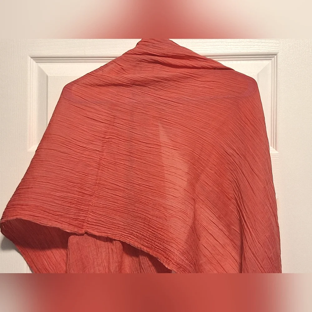DEVRED | Peach Cotton Scarf